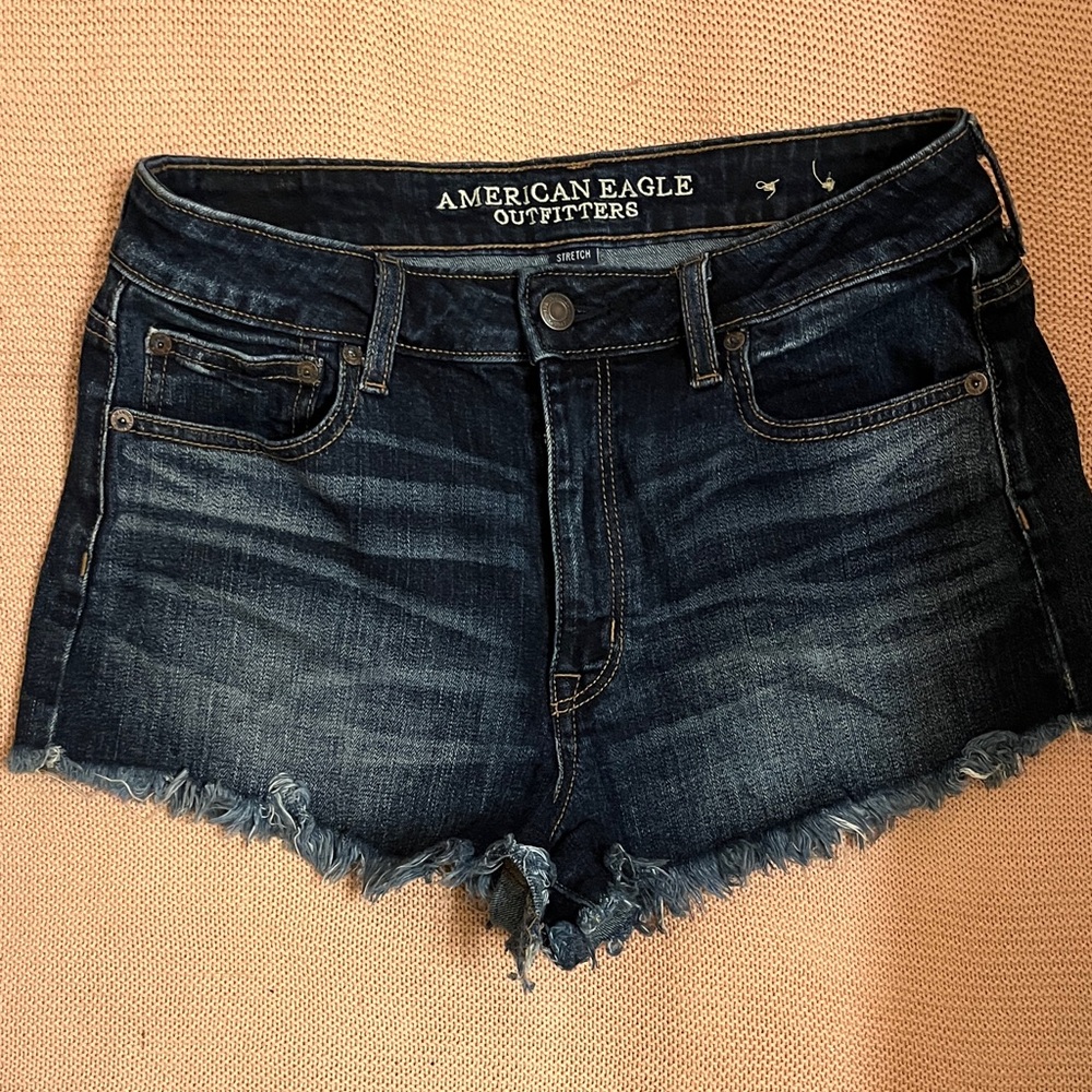 American Eagle Outfitters Women's Dark Wash Jean Shorts